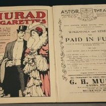 Theatre Program, Paid in Full, title page
