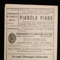 Program, Theate, The Red Mill, back cover