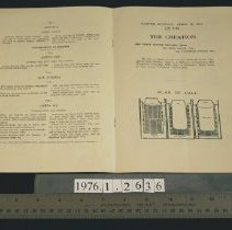 Program, Theatre, Verdi's Requiem, plan of hall