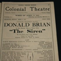 1976.1.2661 Inside page, Cast