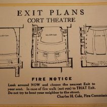 Theater Program, Pretty Mrs. Smith, exit plans
