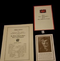 Program, The British Imperial Relief Fund of New England with two inserts