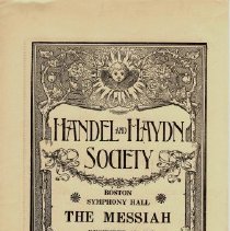 Music Program, Messiah, cover