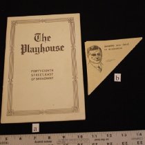 Program, Theater, The Man Who Came Back, cover and insert