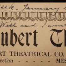 Program, Theater, Peter Ibbetson, handwritten note