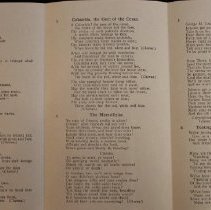 Program, Music, The All -College Rally, lyrics Liberty Songs