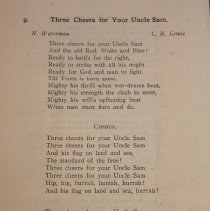 Program, Music, The All-College Rally, lyrics