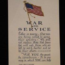 Card, Hand, War and Service