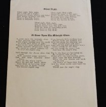 Back cover. Lyrics continued.