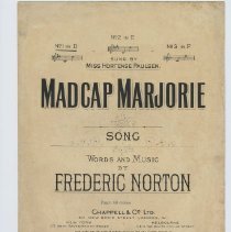 Front cover, Madcap Marjorie