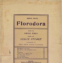 Cover, The Shade of the Palm, from Floradora