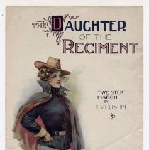 Front cover, "The Daughter of the Regiment"