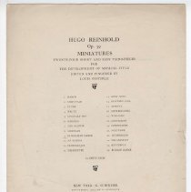 Hungarian Dance by Hugo Reinhold, front cover