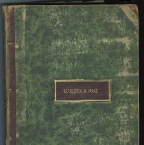 Lucrretia Post music book, cover