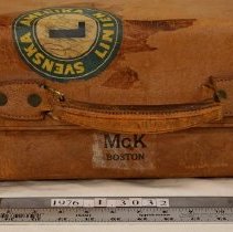 Front of McKee suitcase