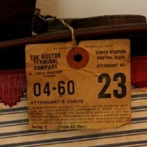 Attendant's check Lyon suitcase