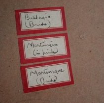 Stickers on dress box