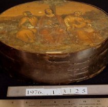 Shaker box with painting