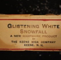 Side of mica snow box