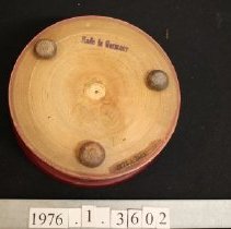 Roulette wheel, bottom detaill