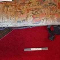 Detail of piano bench