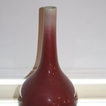 Oxblood glazed vase