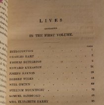 book Lives of the Players contents