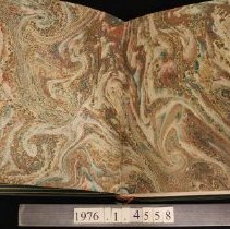 1976.1.4558 marbled endpapers