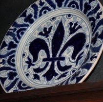 Spanish pottery charger