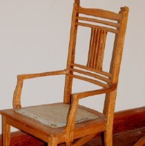 Birdseye maple rocking chair