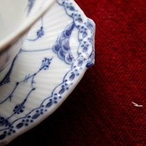 Royal Copenhagen Gravyboat, Sauceboat, broken tip