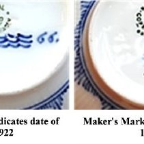 Royal Copenhagen teacup side