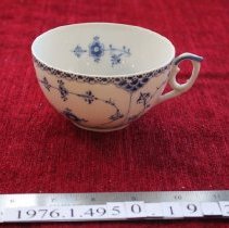 Royal Copenhagen teacup side