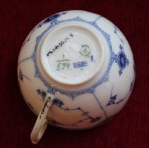 Royal Copenhagen teacup Maker's Mark