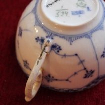 Royal Copenhagen teacup handle repair