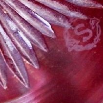 Etched Stemware used on the "Marjorie" yacht -maker's mark