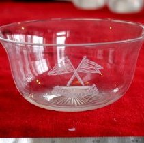 EtchGlassware used on the "Marjorie" yacht