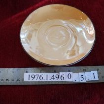 Czechoslovakian Lusterware Tea Set-saucer