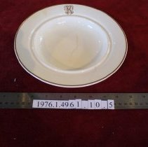 Mintons China, Serving Bowl, Monogram Pattern