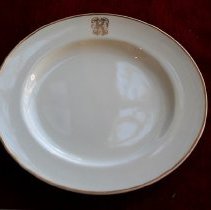 Mintons Dinner Plate, Monogramed. top