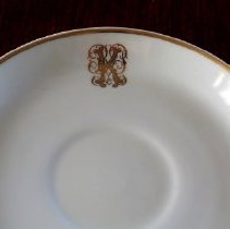 Mintons Coffee Cup Saucer, monogram