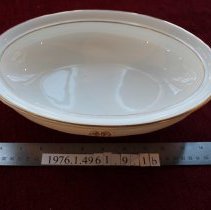 Minton China, Tureen, interior of base,   Monogram Pattern
