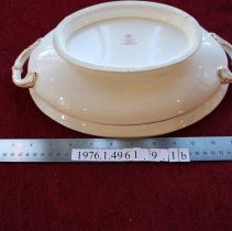 Minton China, Tureen, bottom of base,  Monogram Pattern