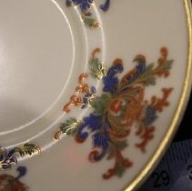 French demitasse saucer   detail