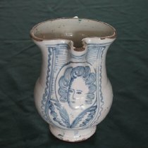 Faience pitcher