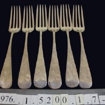 Dinner Forks, 7-12 Pond Lily pattern