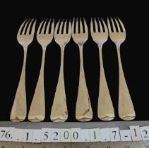 Verso, Dinner forks, Pond lily pattern