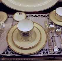 Pond Lily silver place setting