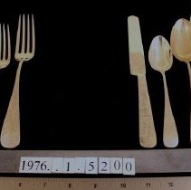 Dinner knife, Pond Lily pattern , place setting