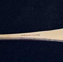 Dessert Spoon, Pond Lily pattern  maker mark